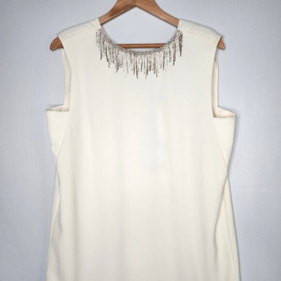 Art 365 Marella Fulvia Jeweled Necklace Dress - Picture 2 of 6